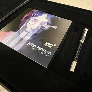 NWOT Mont Blanc John Lennon Special Edition pen with record collectors item